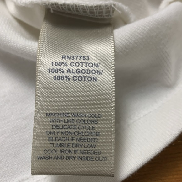 Rafaella Ivory Professional Top, Sleeveless 100% soft cotton - Picture 5 of 10